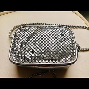 Vintage Whiting and Davis silver mesh purse